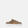 Greca-dekorerade sneakers i mocka Greca-dekorerade sneakers i mocka