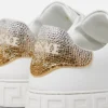 Greca Embellished Nylon Sneakers Greca Embellished Nylon Sneakers