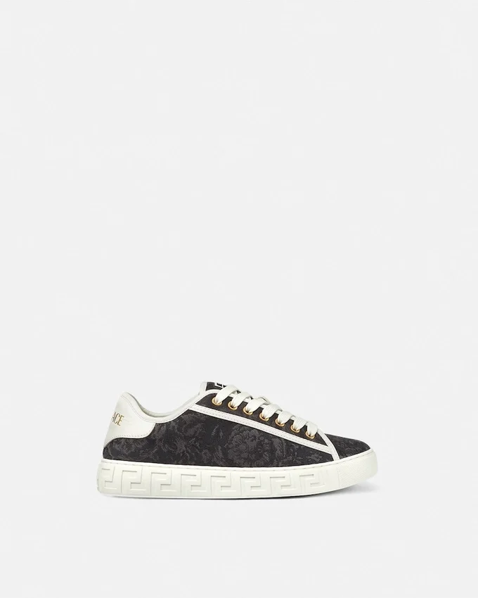 Greca Jacquard Canvas Sneakers Greca Jacquard Canvas Sneakers