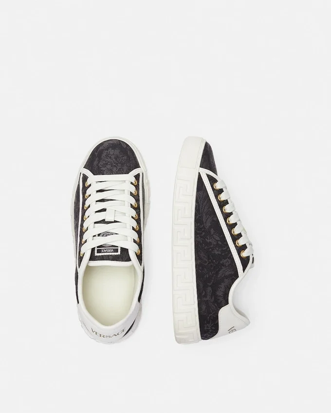 Greca Jacquard Canvas Sneakers Greca Jacquard Canvas Sneakers