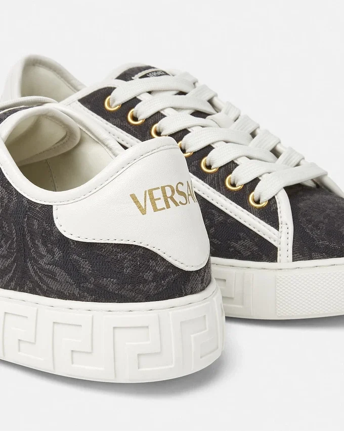 Greca Jacquard Canvas Sneakers Greca Jacquard Canvas Sneakers