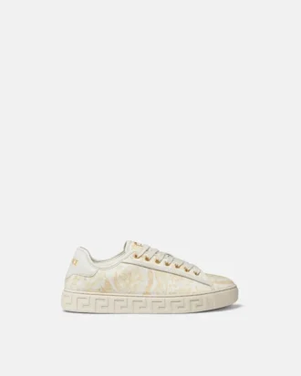 Greca Sneakers i tryckt canvas