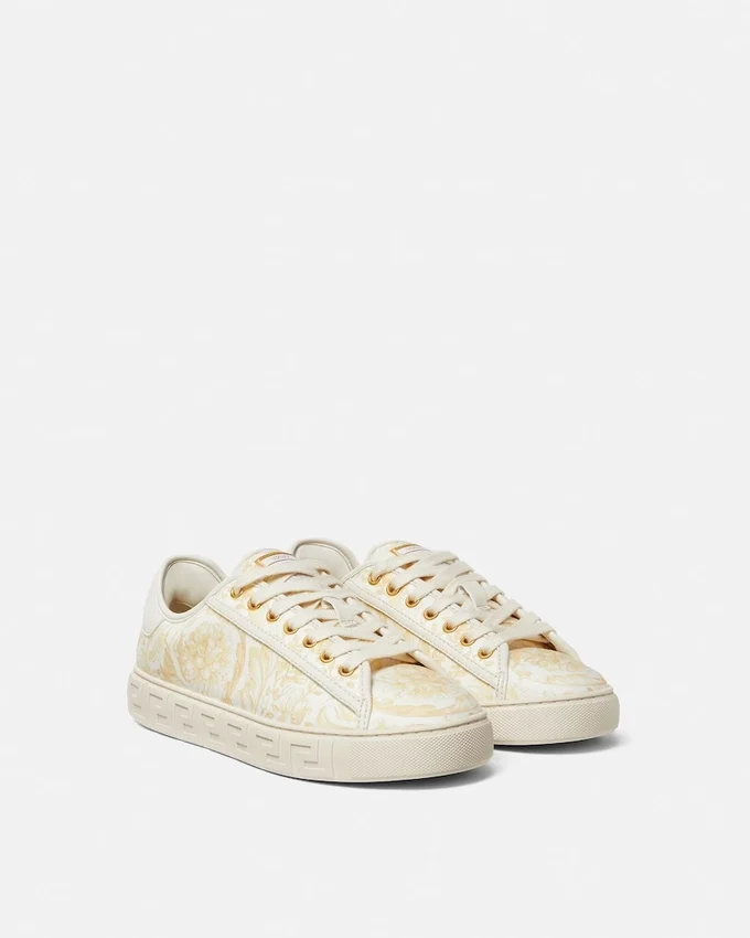 Greca Sneakers i tryckt canvas Greca Sneakers i tryckt canvas