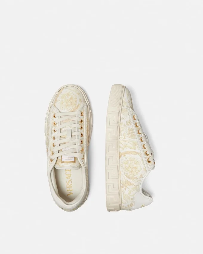 Greca Sneakers i tryckt canvas Greca Sneakers i tryckt canvas