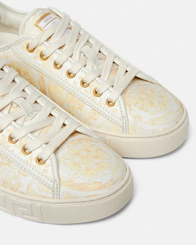 Greca Sneakers i tryckt canvas Greca Sneakers i tryckt canvas