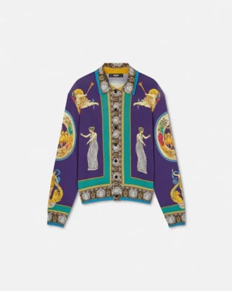 Hall of Statues Silk Knit Shirt