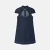 Institutional Logo Denim Mini Dress