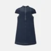 Institutional Logo Denim Mini Dress