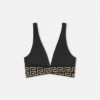 Jacquard-bikinitopp med triangulära kupor Jacquard-bikinitopp med triangulära kupor
