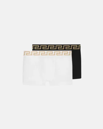 Jacquard-bomullsjerseybyxor för barn, 2-pack