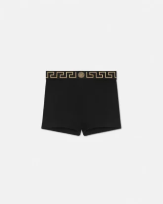 Jacquard-trunkar i bomullsjersey