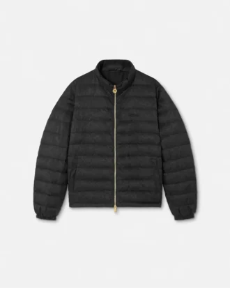 Jacquard-vadderad jacka