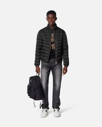 Jacquard-vadderad jacka