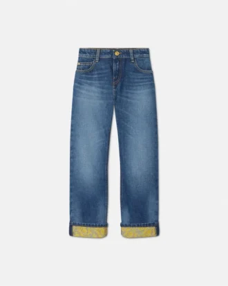 Jacquardjeans för barn