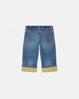 Jacquardjeans för barn