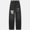 Jeans i regular fit med metallnät Jeans i regular fit med metallnät