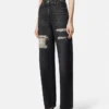 Jeans i regular fit med metallnät Jeans i regular fit med metallnät