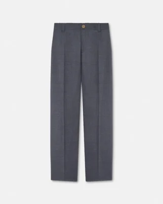 Joggingbyxor i ull med mikromönster Joggingbyxor i ull med mikromönster
