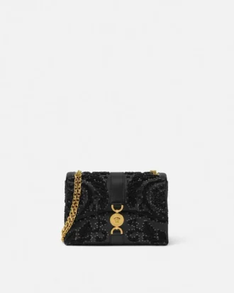 Kleio broderad nappa axelväska