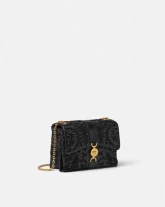 Kleio broderad nappa axelväska