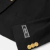 Kort boxig blazer i gabardin Kort boxig blazer i gabardin