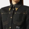 Kort denimjacka Kort denimjacka