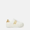 La Greca broderade sneakers med plattform La Greca broderade sneakers med plattform
