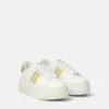 La Greca broderade sneakers med plattform La Greca broderade sneakers med plattform