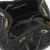 La Medusa-dekorerad minibucketväska i satin La Medusa-dekorerad minibucketväska i satin