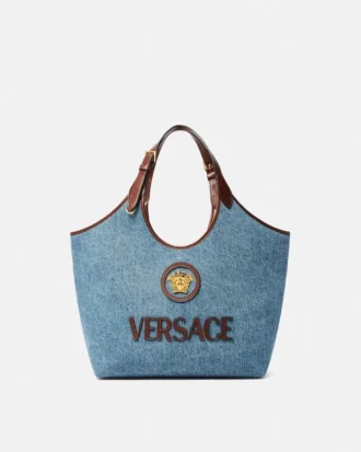 La Medusa Denim Tote