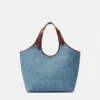 La Medusa Denim Tote La Medusa Denim Tote