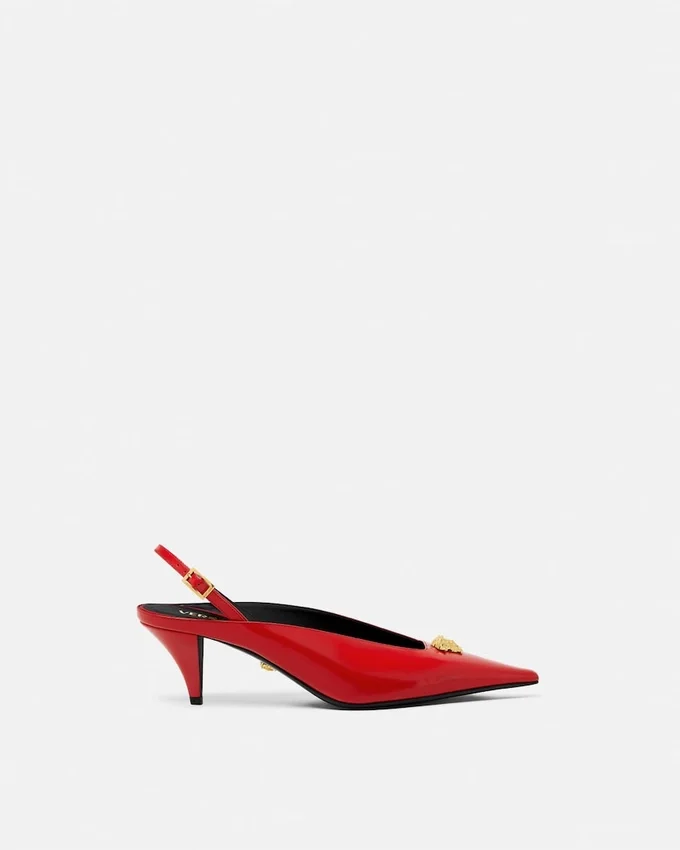 La Medusa läderslingbacks 55 mm La Medusa läderslingbacks 55 mm