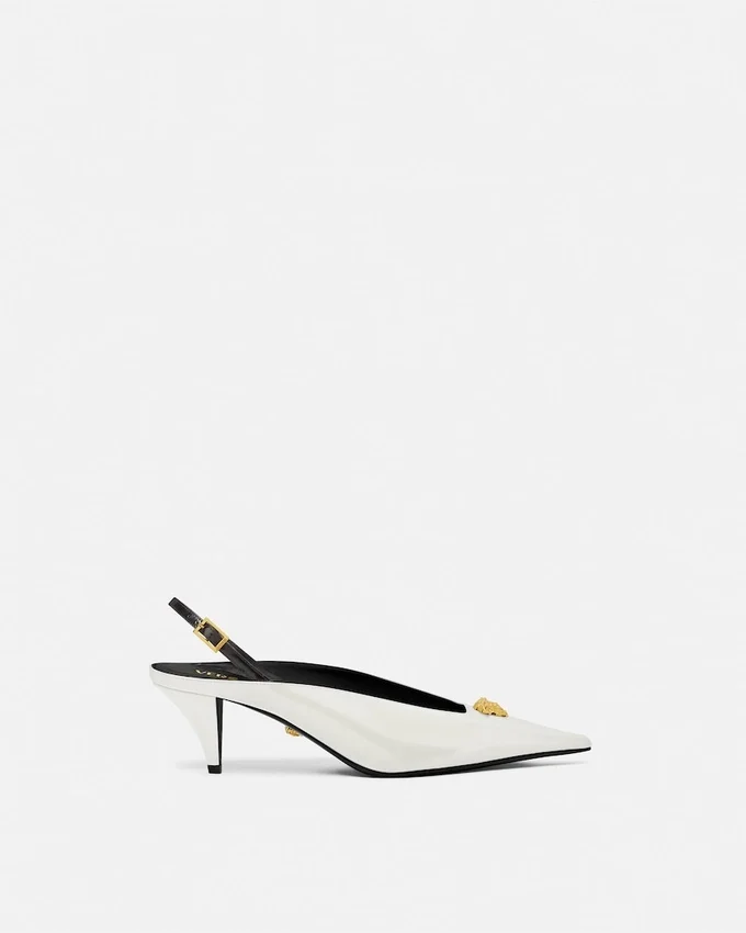 La Medusa läderslingbacks 55 mm La Medusa läderslingbacks 55 mm