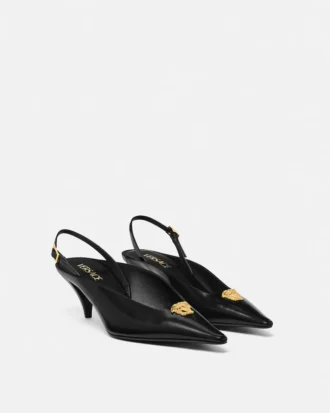 La Medusa läderslingbacks 55 mm La Medusa läderslingbacks 55 mm