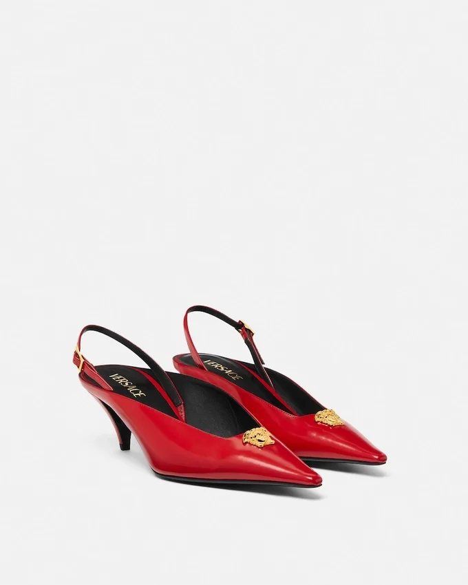 La Medusa läderslingbacks 55 mm La Medusa läderslingbacks 55 mm