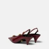 La Medusa läderslingbacks 55 mm La Medusa läderslingbacks 55 mm