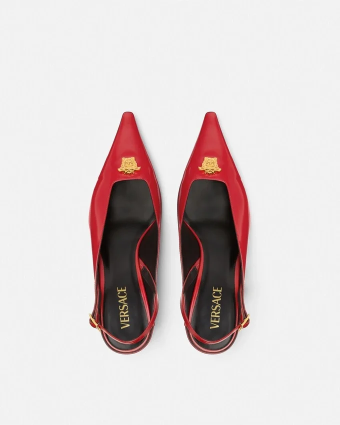 La Medusa läderslingbacks 55 mm La Medusa läderslingbacks 55 mm