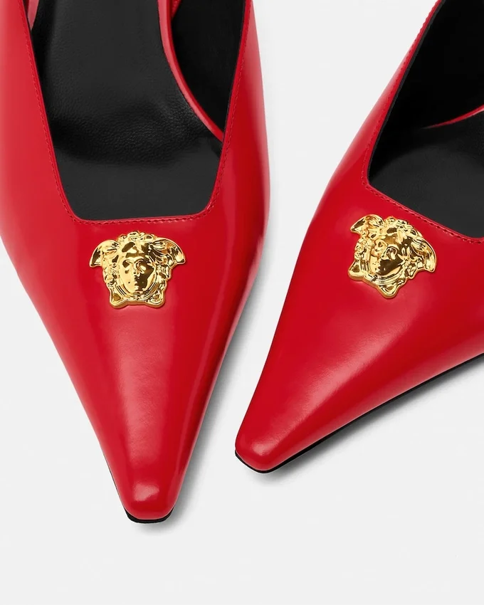 La Medusa läderslingbacks 55 mm La Medusa läderslingbacks 55 mm