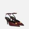 La Medusa läderslingbacks 85 mm La Medusa läderslingbacks 85 mm