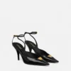 La Medusa läderslingbacks 85 mm La Medusa läderslingbacks 85 mm