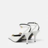 La Medusa läderslingbacks 85 mm La Medusa läderslingbacks 85 mm