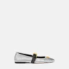 La Medusa Metallic Ballerinas