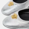 La Medusa Metallic Ballerinas