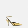 La Medusa Metallic Slingback Pumps 85 mm La Medusa Metallic Slingback Pumps 85 mm