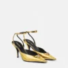 La Medusa Metallic Slingback Pumps 85 mm La Medusa Metallic Slingback Pumps 85 mm