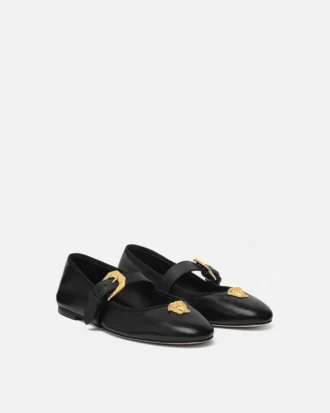 La Medusa Nappa Ballerinas