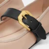 La Medusa Nappa Ballerinas