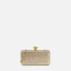 La Medusa-prydd satin-clutch La Medusa-prydd satin-clutch