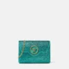 La Medusa-prydd satin-clutch La Medusa-prydd satin-clutch