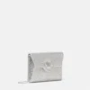 La Medusa-prydd satin-clutch La Medusa-prydd satin-clutch